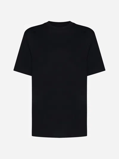 Jil Sander Cotton T-shirt In Black