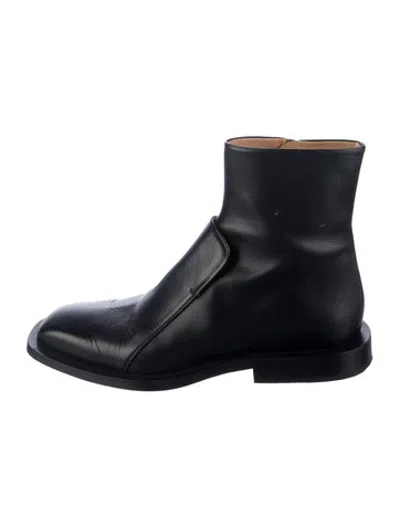 Pre-owned Jil Sander Leather Boots In Black