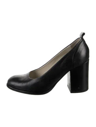 Pre-owned Jil Sander Leather Pumps In Black