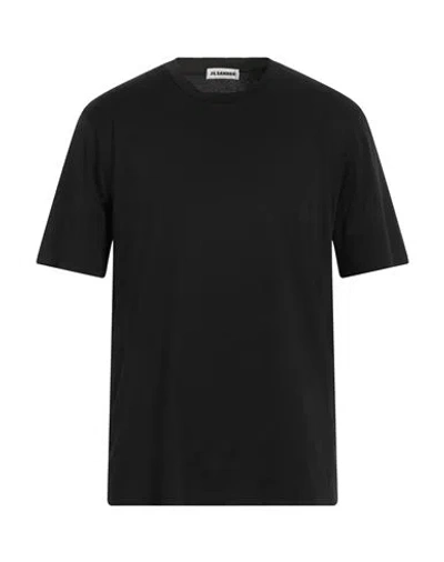 Jil Sander Man T-shirt Black Size Xxl Cotton