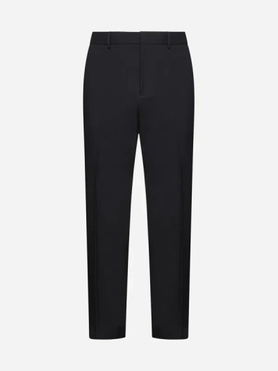 Jil Sander Straight-leg Trousers In Black