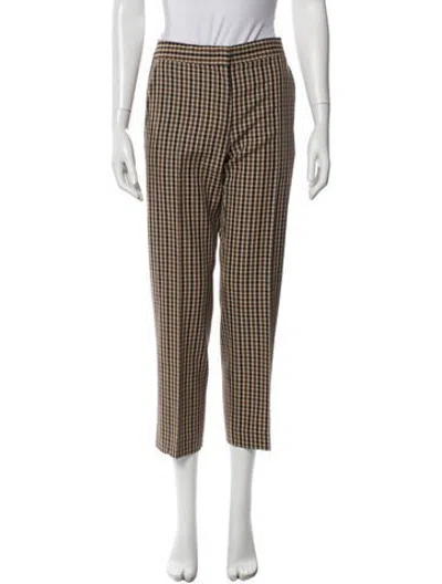 Pre-owned Jil Sander Virgin Wool Straight Leg Pants In Multicolor