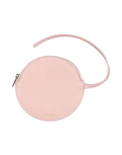 Jil Sander Woman Coin Purse Light Pink Size - Soft Leather