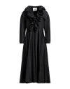 Jil Sander Woman Midi Dress Black Size 4 Polyester