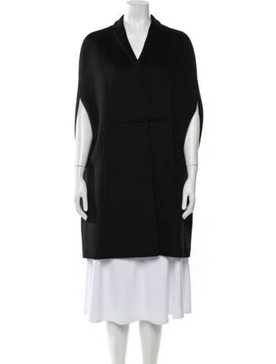 Pre-owned Jil Sander Wool Coat In Black