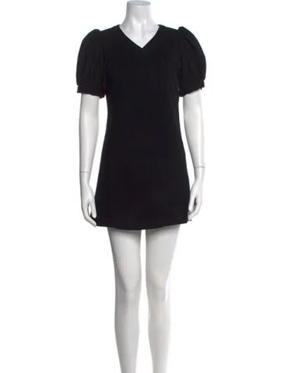 Pre-owned Jill Stuart Lambswool Mini Dress W/ Tags In Black