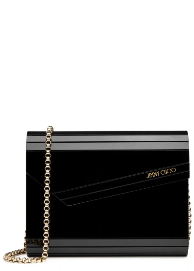 Jimmy Choo Candy Acrylic Clutch In Black