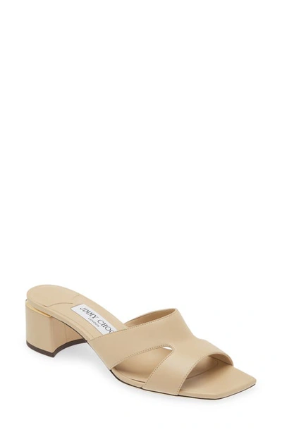 Jimmy Choo Ellison Slide Sandal In Desert