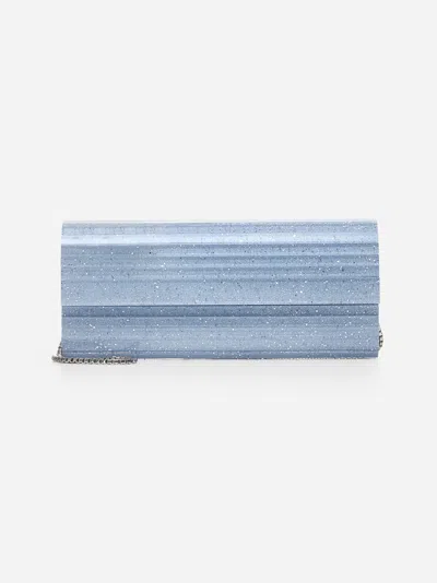 Jimmy Choo Light Blue Sweetie Clutch