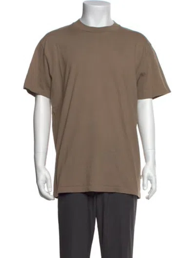 Pre-owned Jjjjound Crew Neck Short Sleeve T-shirt In Neutrals