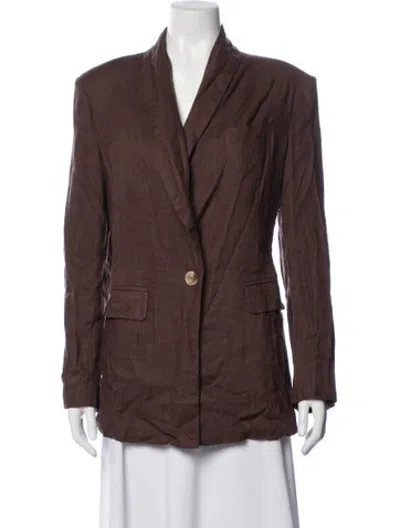 Pre-owned Jluxlabel Blazer In Brown