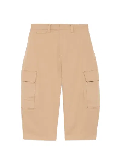 Jnby Cargo Straight-leg Shorts In Neutral