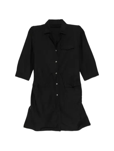 Jnby Collared Mini Dress In Black