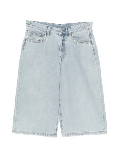 Jnby Cotton Denim Shorts In Blue