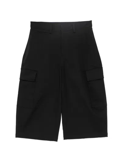 Jnby Liquid Ammonia Cargo Wide-leg Pants In Black