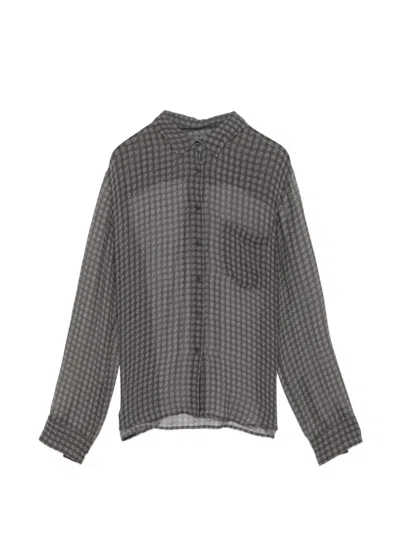 Jnby Plaid Shirt In Black