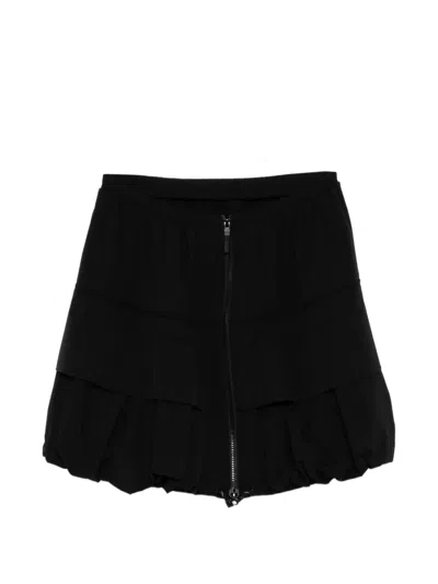 Jnby Tiered Mini Skirt In Black
