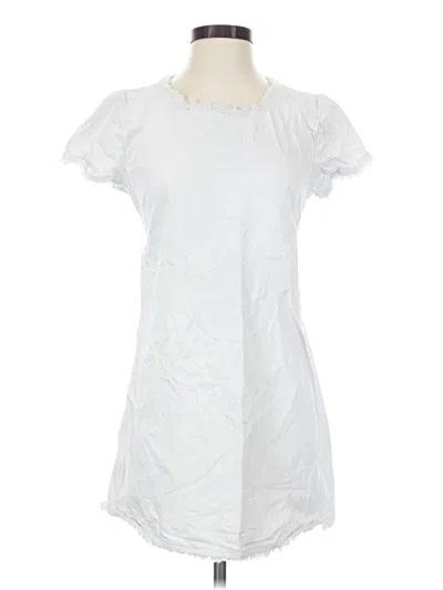 Pre-owned Joa Casual Dress In White