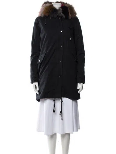 Pre-owned Jocelyn Parka In Black
