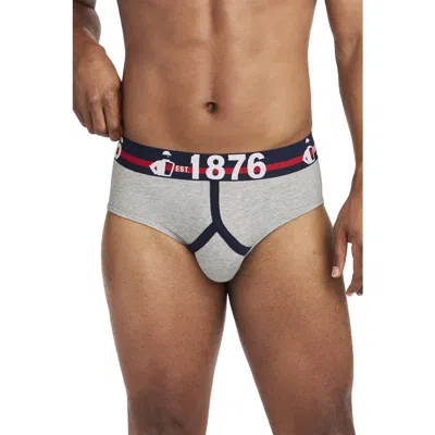 Jockey 1876 Collection Cotton Stretch Brief In Gray