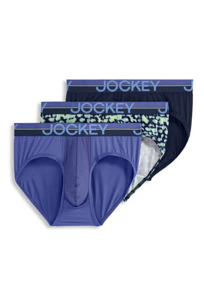 Jockey Infinite Cool Microfiber Stretch Brief In Blue