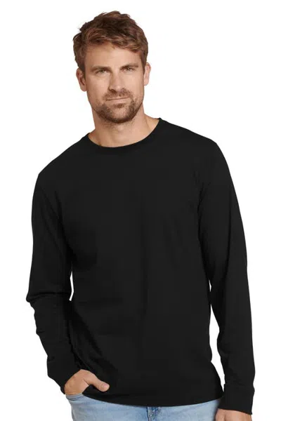 Jockey Made In America Heritage Long Sleeve Tee In Black
