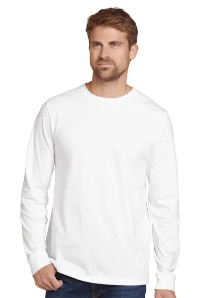 Jockey Made In America Heritage Long Sleeve Tee In White