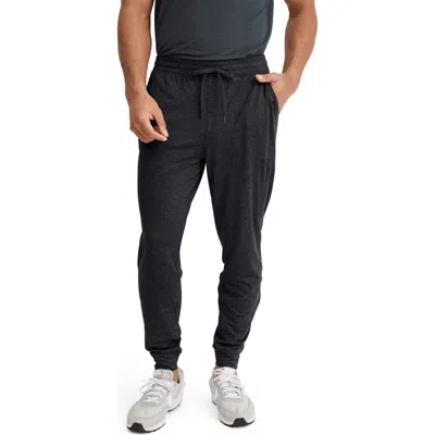 Jockey Mens Everactive Tall Man Knit Jogger In Black