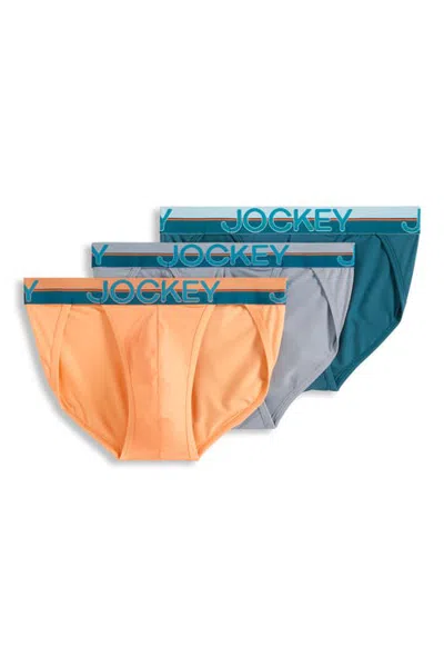 Jockey Mens Infinite Cool Microfiber Stretch String Bikini In Multi