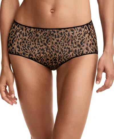 Jockey No Panty Line Promise Hip Brief Underwear 1372, Extended Sizes In Animal Print