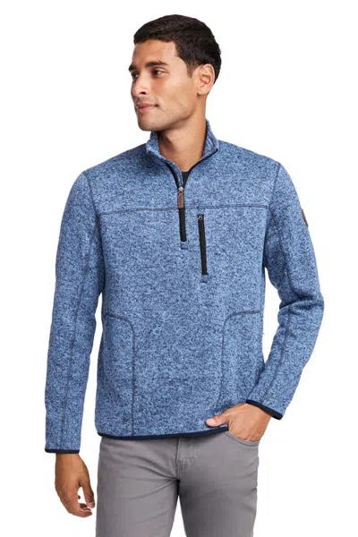 Jockey Sweater Fleece 1/4 Zip In Blue