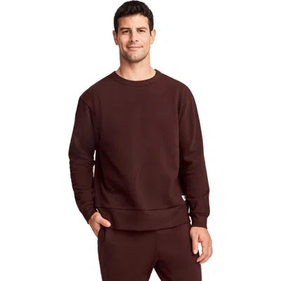 Jockey The One And Only Heavyweight 100% Organic Cotton Sweatshirt In Brown