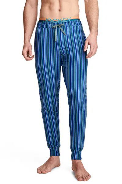 Jockey Ultra Soft Cooling Sleep Jogger In Blue