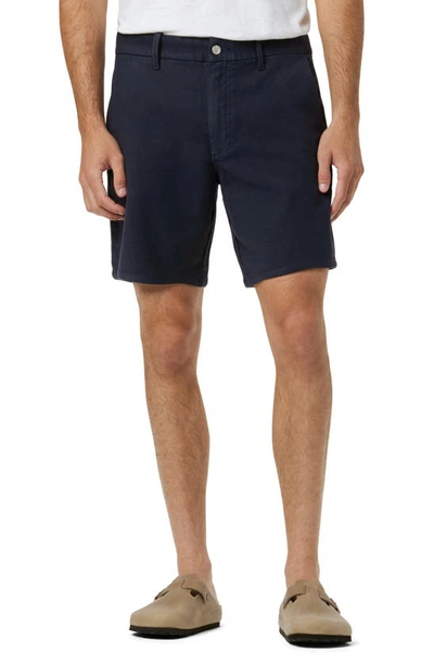 Joe's The Airsoft Slim Straight Leg Terry Chino Shorts In Night Sky