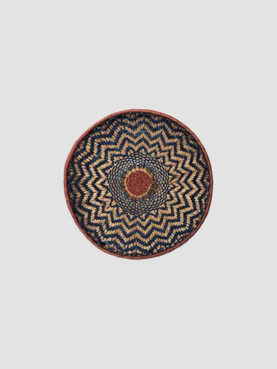 Johanna Ortiz Entre Rios Tuamoto Charger Plates In Navy Blue