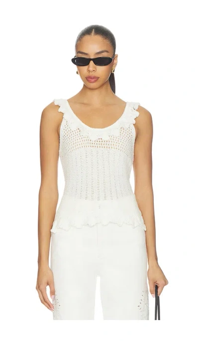 John & Jenn By Line Cody Top In Antique White