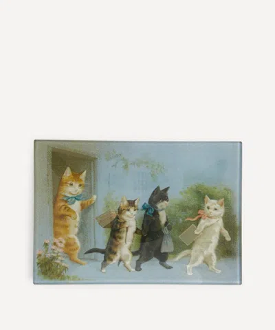 John Derian First Day Of School Mini Tray In Multi