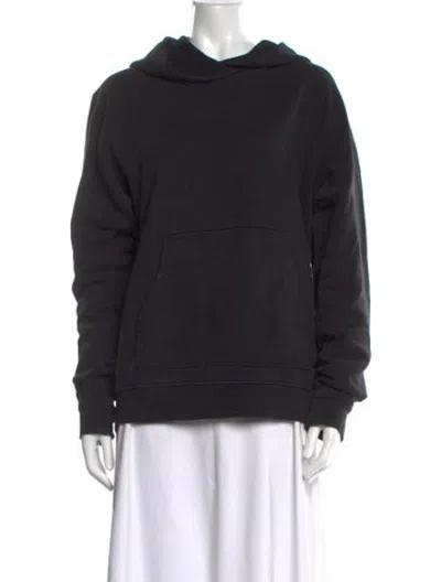 Pre-owned John Elliott Crew Neck Long Sleeve Hoodie In Black