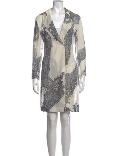 Pre-owned John Galliano Vintage 2007 Coat In White