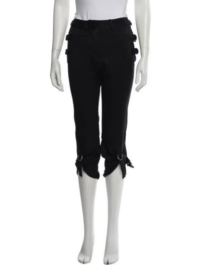 Pre-owned John Galliano Vintage Straight Leg Pants In Brown