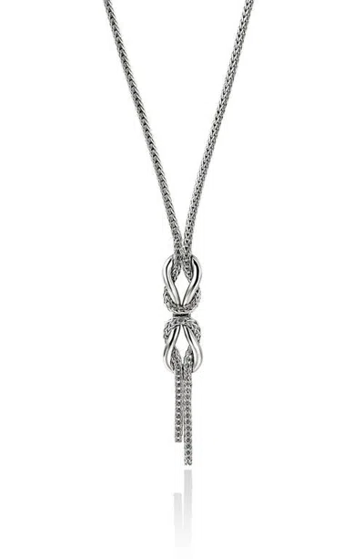 John Hardy Infinite Love Knot Sterling Silver Pendant Necklace