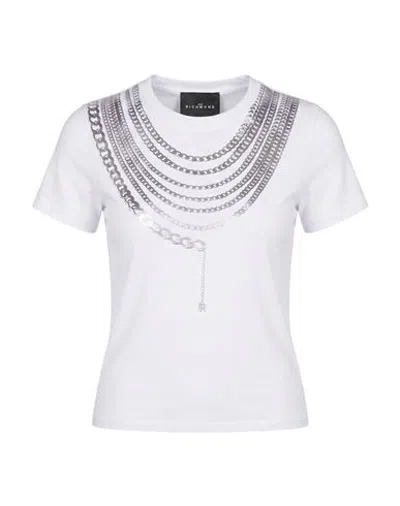 John Richmond Woman T-shirt White Size Xxs Cotton