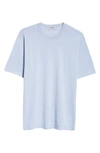 John Smedley Lorca Crewneck T-shirt In Mirage Blue 432