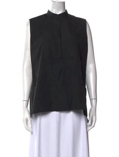 Pre-owned John Smedley Sleeveless Top In Black