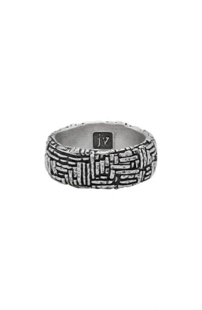 John Varvatos Artisan Sterling Silver Band Ring