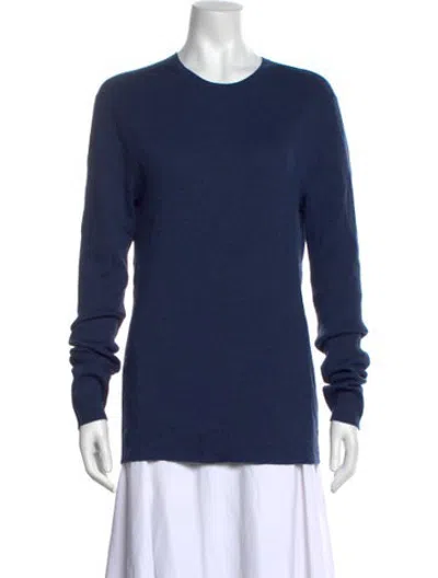 Pre-owned John Varvatos Crew Neck Sweater In Blue