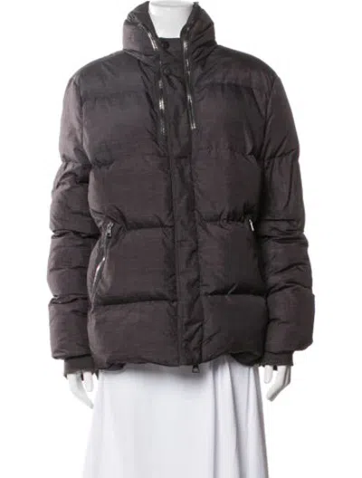 Pre-owned John Varvatos Down Down Coat In Grey