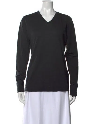 Pre-owned John Varvatos V-neck Sweater In Black