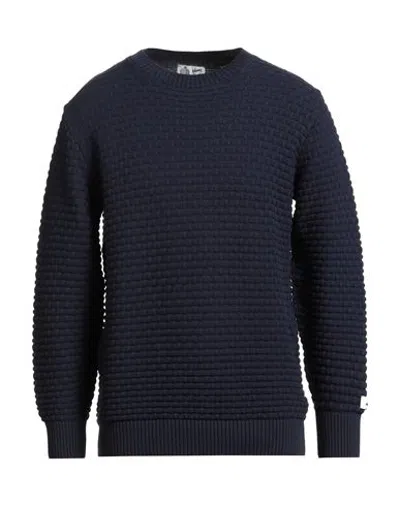 Johnny Lambs Man Sweater Midnight Blue Size Xxl Cotton