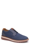 Johnston & Murphy Braydon Knit Plain Toe Derby In Navy